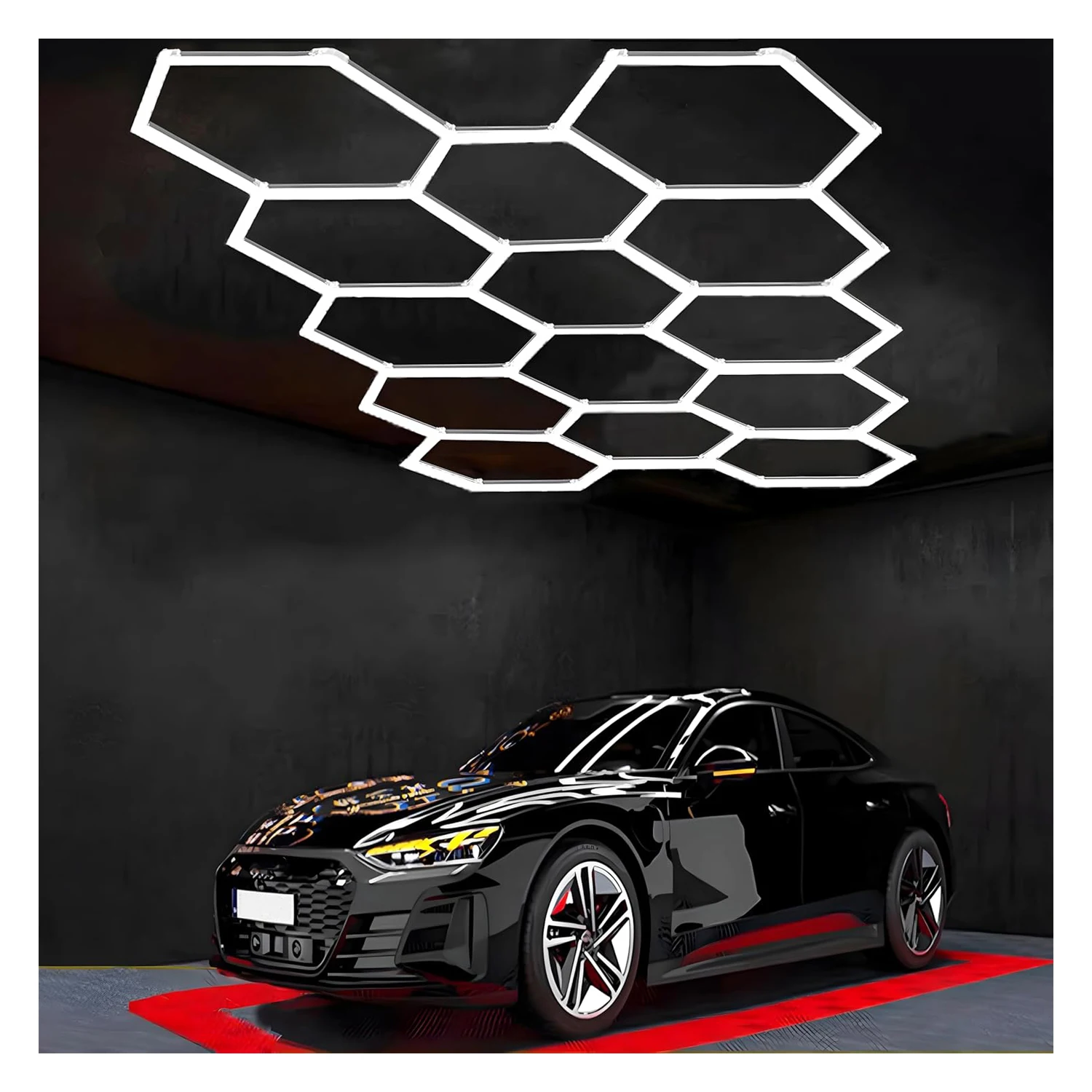 High Quality Customizable LED Ceiling Light for Car Wash Industrial Workshop E-Sports Room Game Hall Roads Gardens Hotels