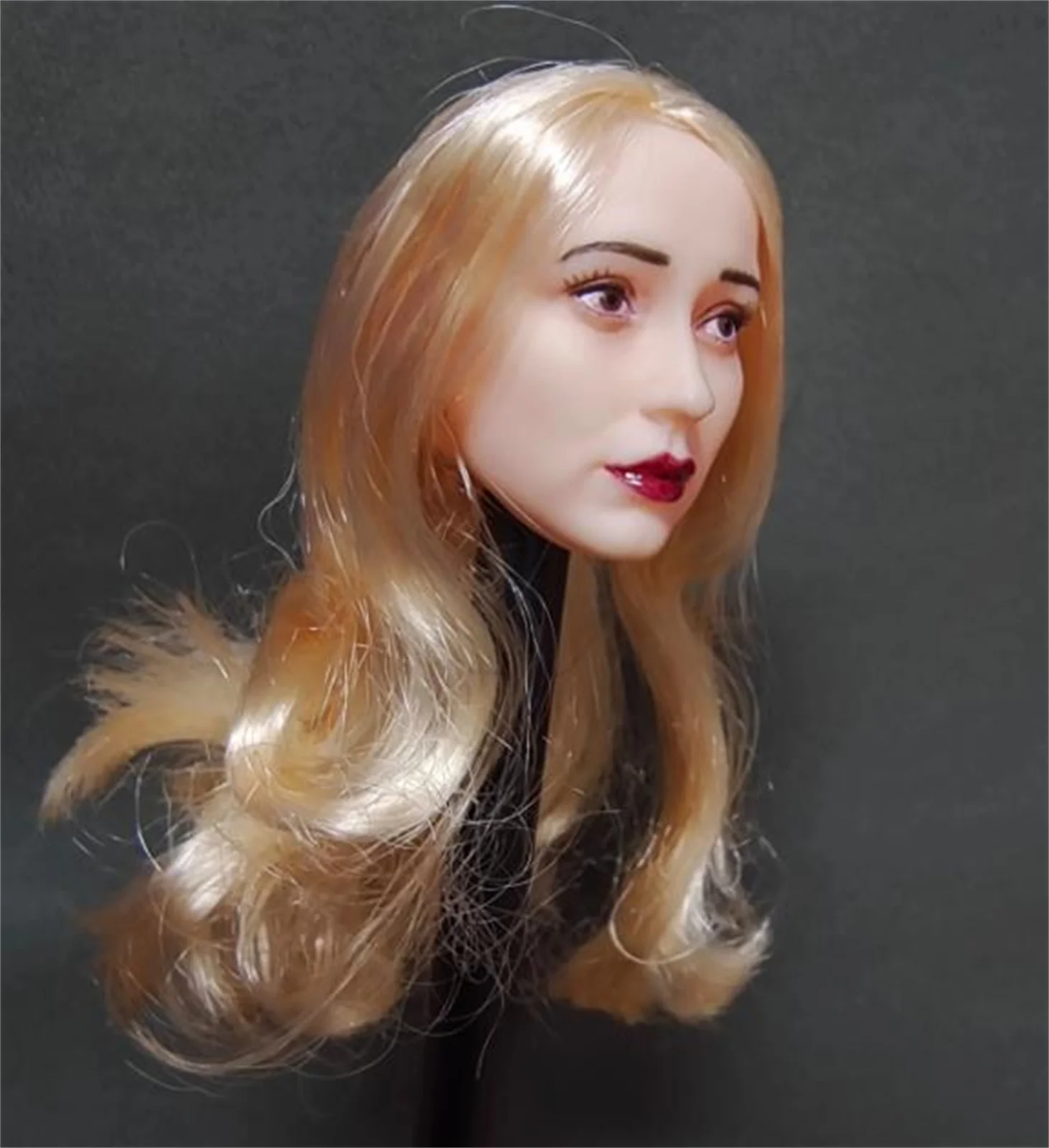 

1/6 весы, скульптура головы, солдат, блондинка, бледное выражение для 12-дюймовой фигурки Phicen Tbleague, игрушки