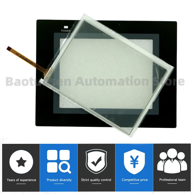 100% brand new NB5Q-TW01B NB5Q-TW00B touch screen panel with protective film glass digital converter
