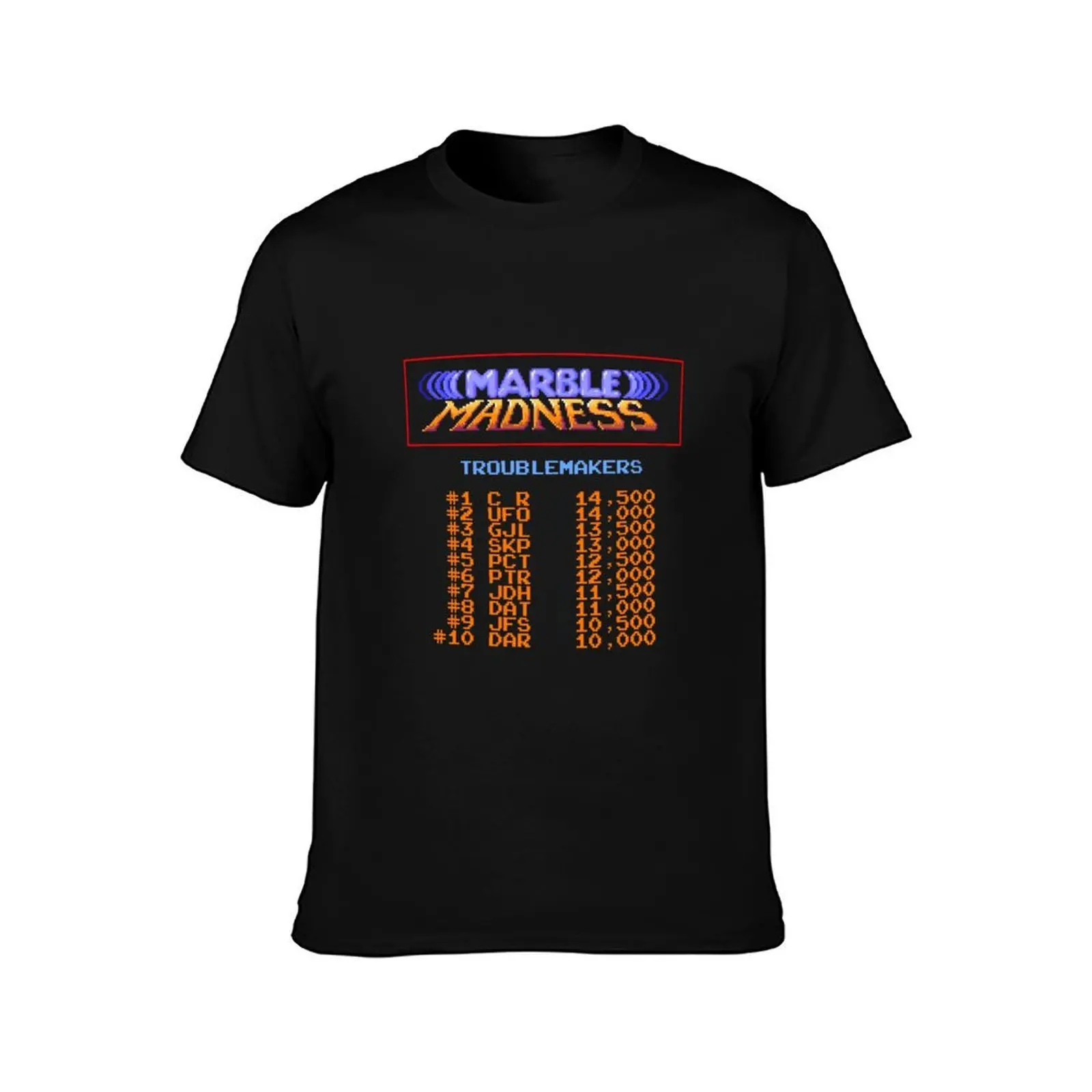Marble Madness T-Shirt, Summer Casual Cotton Tee, Oversized Streetwear Tops, Vintage Graphic Print, Loose Fit Short Sleeve