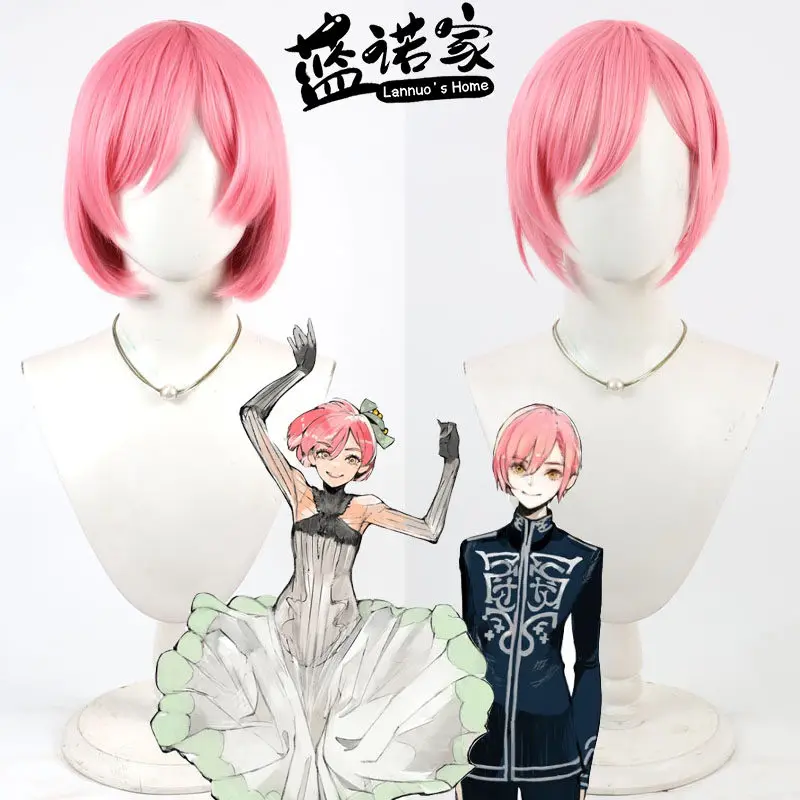 

Парик для косплея Аниме Джек Джинн Киса Такихабана, синтетический термостойкий волоконный, для Хэллоуина, карнавала, вечеринок, с сеткой для парика