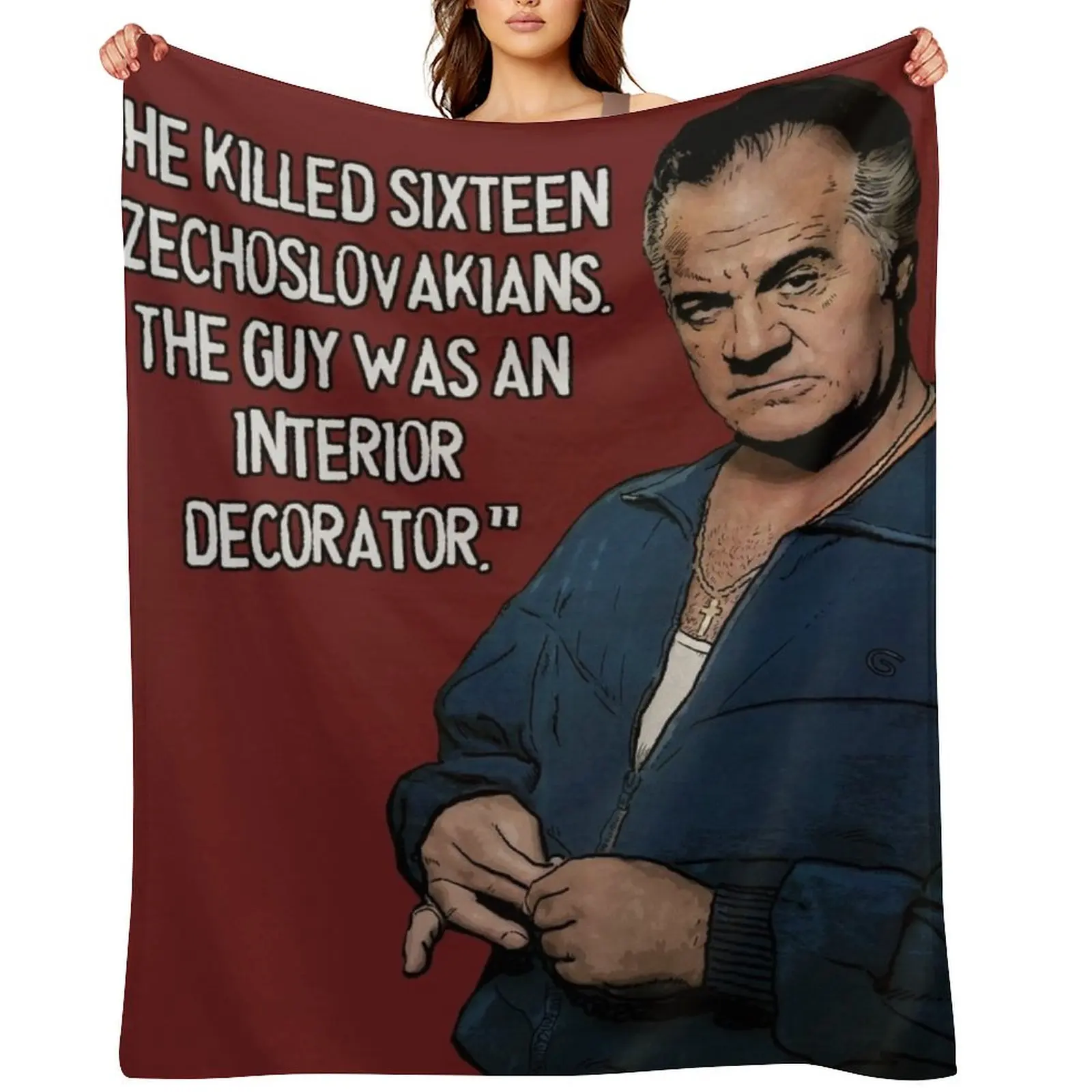 

Sopranos - Paulie Walnuts Throw Blanket Soft Kid'S funny gift Luxury Designer Blankets