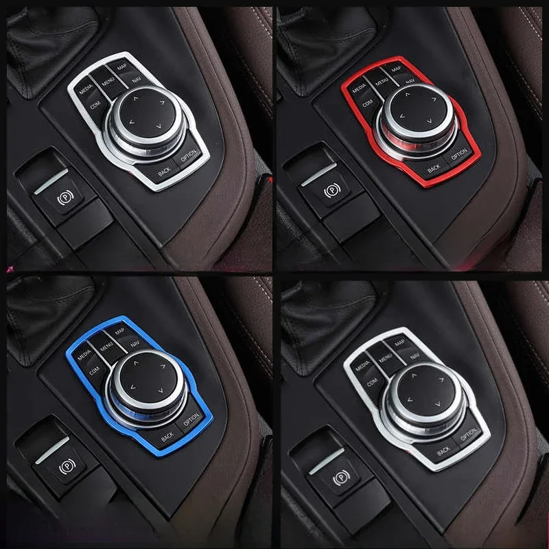 

Car Multimedia Buttons Cover Molding Trim Car Accessories Interior for BMW 1 3 4 5 7 Series X1 X3 X4 X5 X6 E81 E87 F30