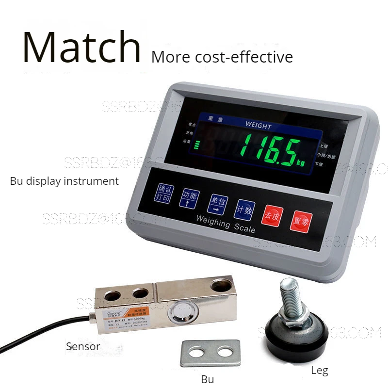 Cantilever Beam Weighing Pressure Sensor3t Electronic Mini Truck Scales Platform Scale Wide Measuring Scale Weighing Accessories