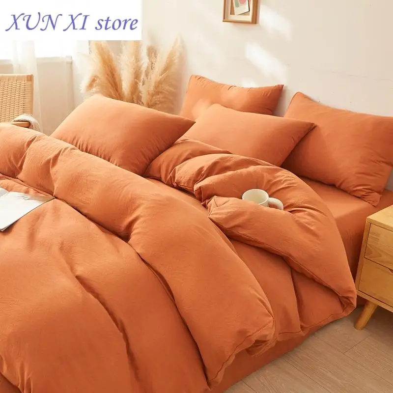 2023 Simple Style Duvet Cover housse de couette Comforter Cover Home Bed Covers Single Size Bed Linen (Pillowcase Need Order)