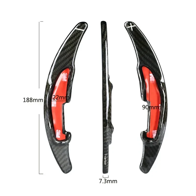 حار مبيعات ألياف الكربون عجلة القيادة مجداف شيفتر والعتاد التحول شيفتر تمديد ل-BMW M سلسلة M2 M3 M4 M5 M6 X 5M X6M #2