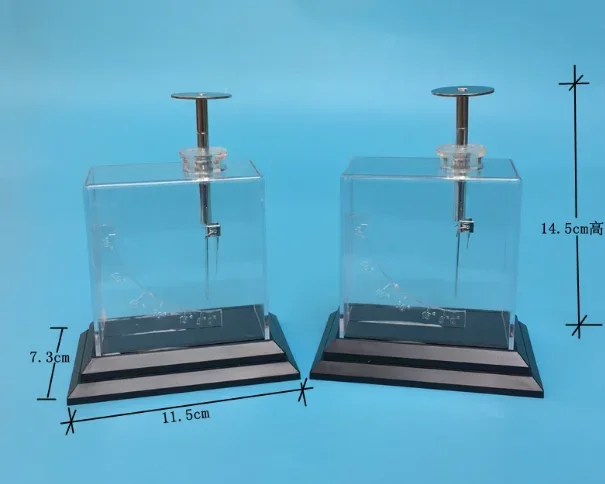 

1Set (2Pcs) Platinum Foil Electroscope Set For Physics Electricity Experiment