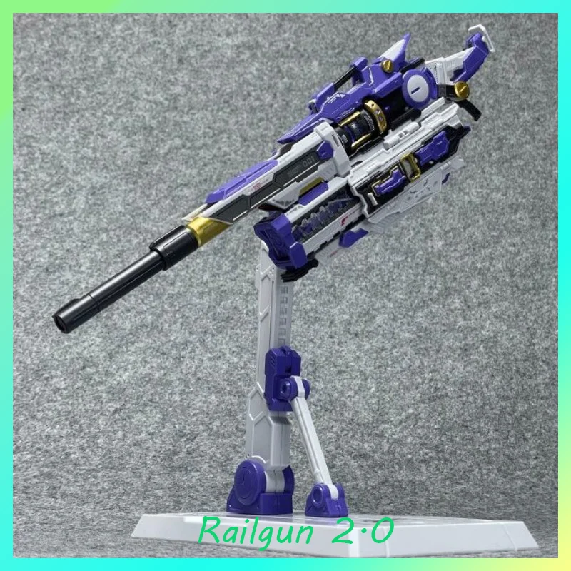 【IN VOORRAAD】QIANQIUSHANG magnetische railkanon zwaar laadtype met verlichting rood paars accessoires model kit humanoïde robot