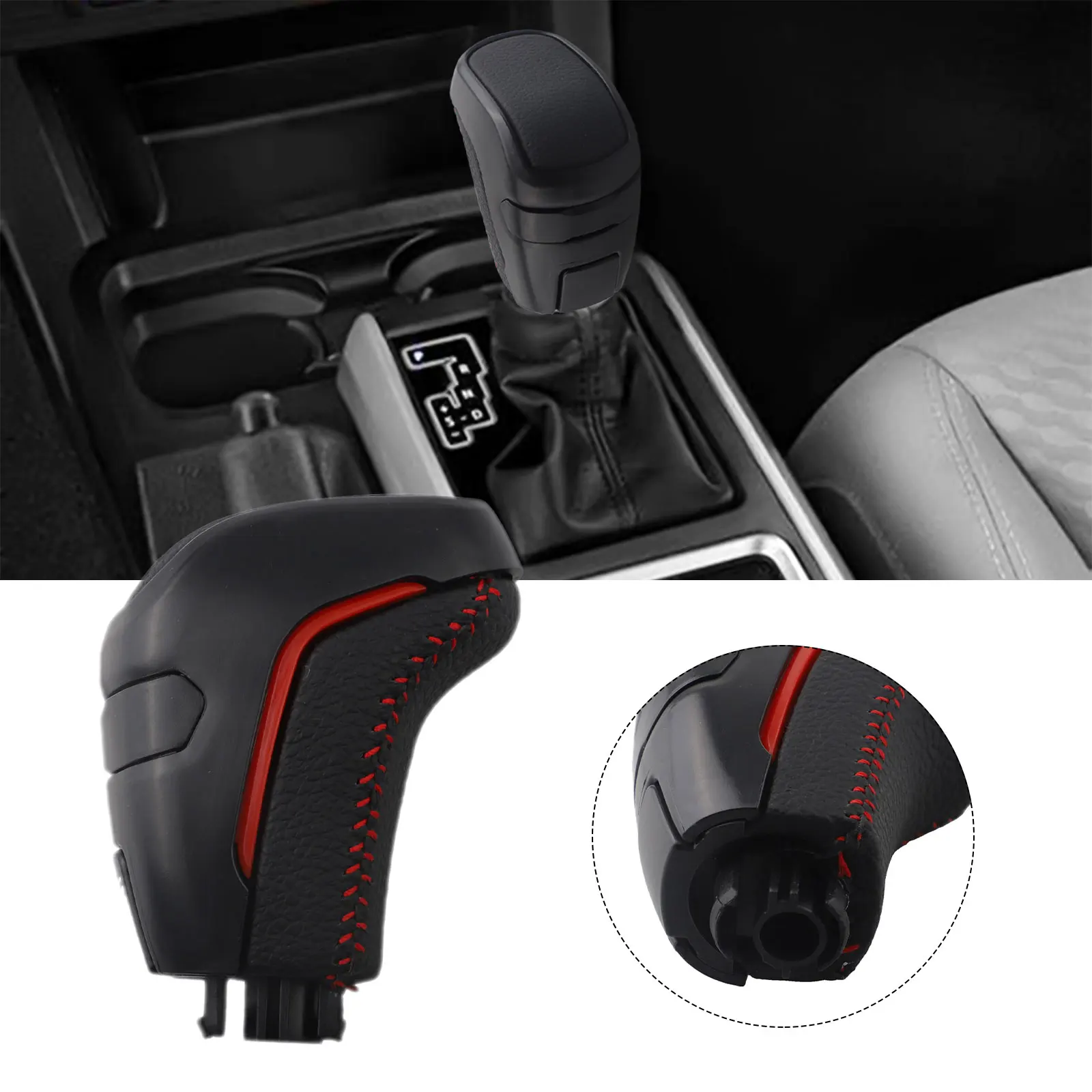 

Car Interior Upgrade Gear Shift Knob Ergonomic Design 8*5*5cm Comfortable Control Enhanced Grip Modern Appearance