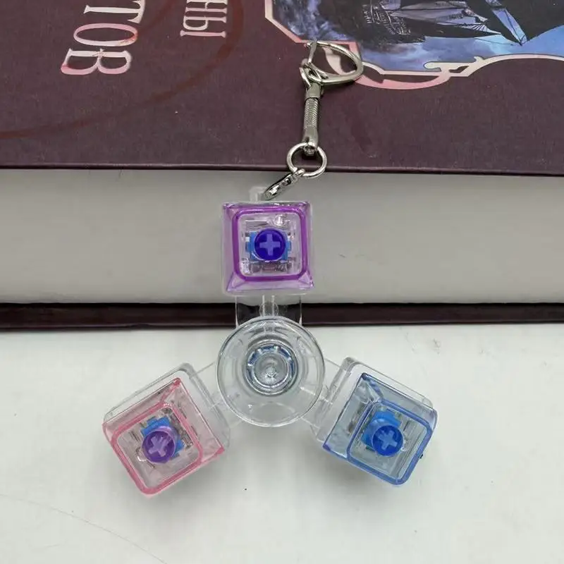 Tastatur-Spielzeug zur Stressreduzierung, Dekompressions-Schlüsselanhänger, Tastatur-Tasten zum Drücken, Schlüsselanhänger für Taschen, Charm-Anhänger – Detail 9
