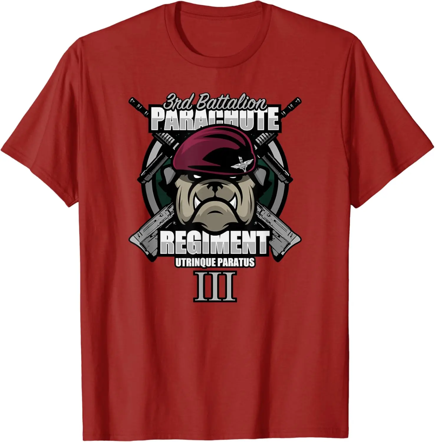 3 PARA - 3rd Battalion Parachute Regiment Men T-Shirt Short Sleeve Casual 100% Cotton O-Neck Summer T Shirts