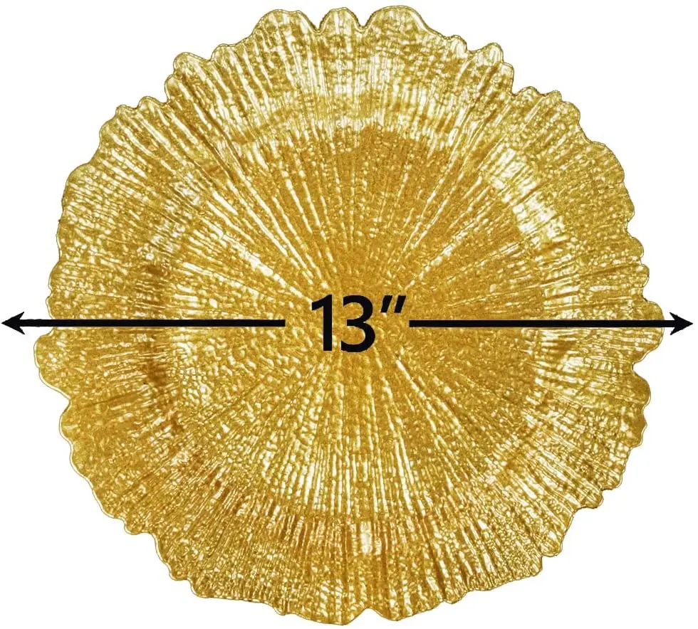 120/300 Stück Runde Platzteller, Kunststoff-Präsentationsplatten-Set, Tischdekoration für Hochzeiten, Bankette, Weihnachten – Detail 11