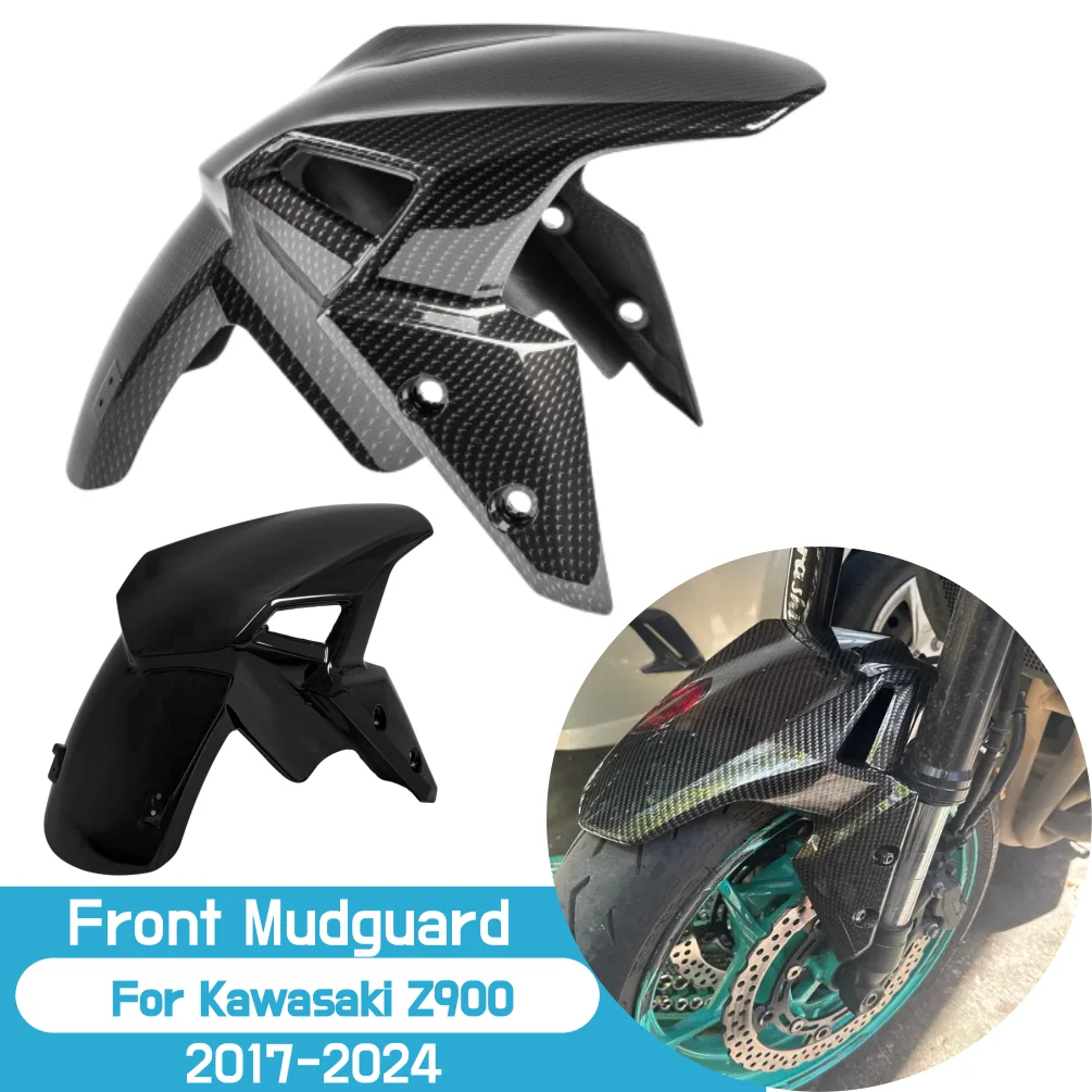 For Kawasaki Z 900 2017-2024 2023 Z900 Front Mudguard Fender Wheel Tire Hugger Splash Guard Fairing Cover Motorcycle Accessories