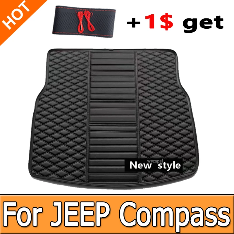 

Коврик для багажника автомобиля для JEEP Compass 2007-2017 08 09 10 11 12 13 14 15 16, пользовательские автомобильные аксессуары, украшение интерьера автомобиля