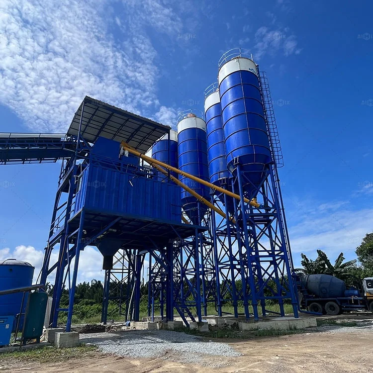 YG 60m3/h - 360m3/h Ready Mix Concrete Batching Machine Plant Concrete Mixing Solution
