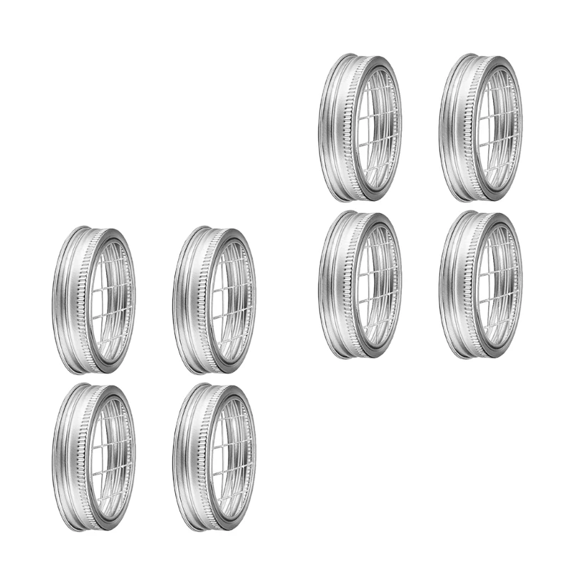 Metal Lid Insert Portable and Lightweight Jar Lid Straw Hole Lid Metal Flower Lid Great for Various Drop Shipping