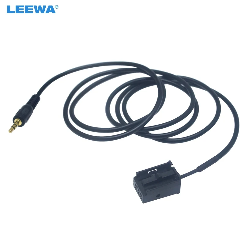 

LEEWA Car Stereo 3.5mm Male Jack AUX-IN Adapter Cable For BMW Z4/E85/E86/X3/E83 MINI COOPER AUX Audio Wire Adapter #CT5808