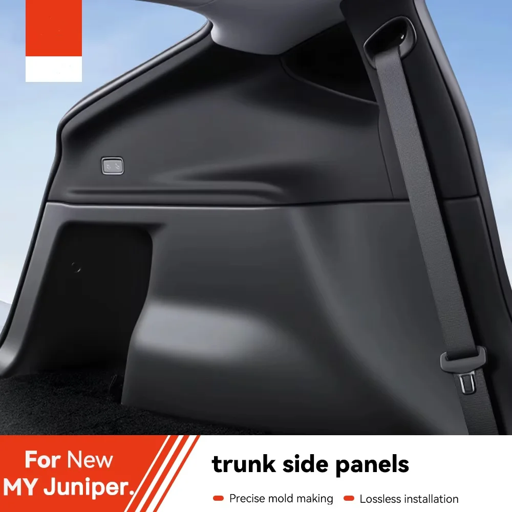 

For Tesla Model Y/YL Juniper 2026 Rear Trunk Side Anti-Kick Pad Full Coverage Protection Kit Car Anti-dirty Pad Accessories