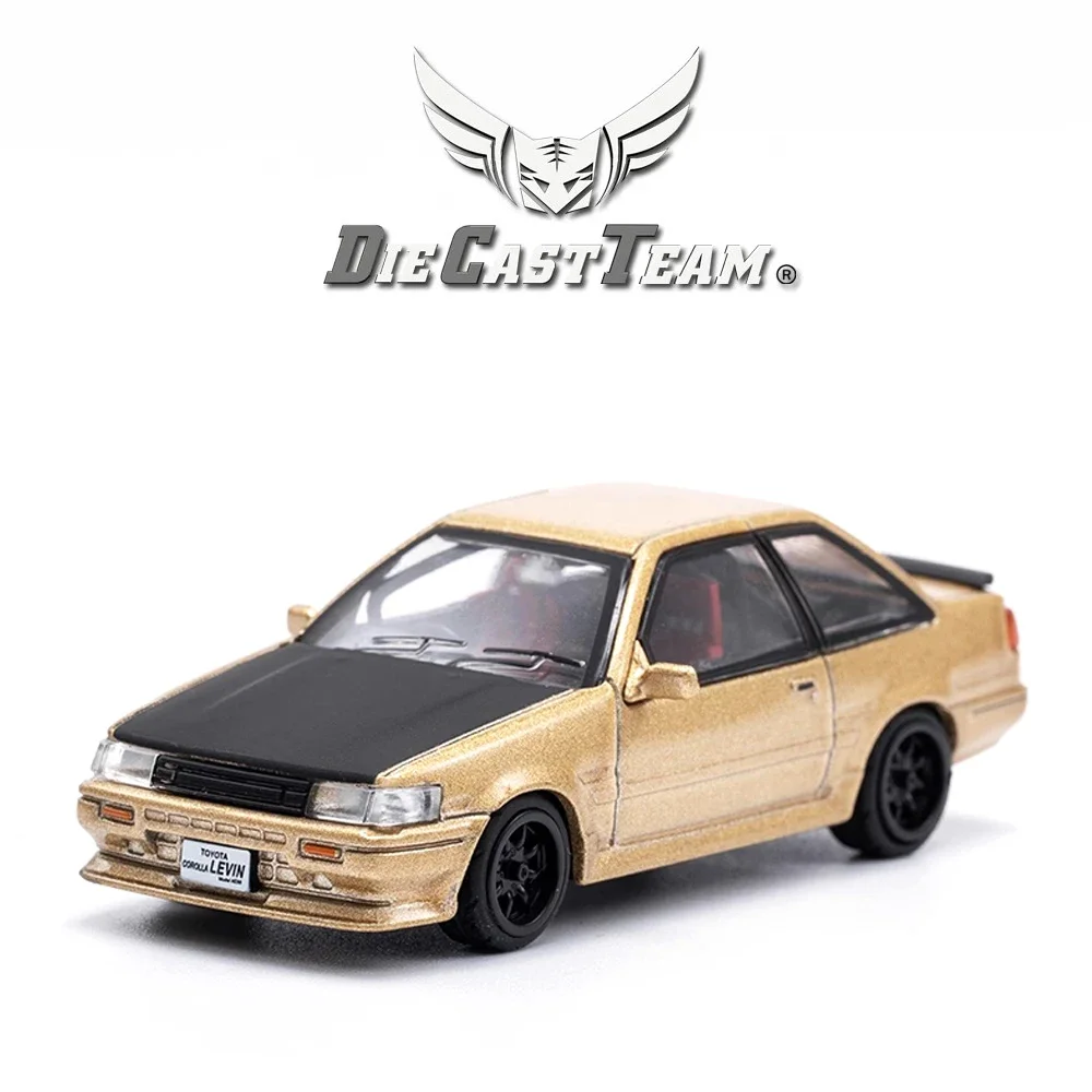 DCT 1/64 Toyota Corolla Levin AE86 Car Alloy Toys Motor Vehicle