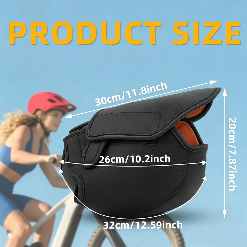E-Bike Motor Cover Easy Installation Windproof Storage Protection Electric Bike Motor Dustproof Cover for Transportation Storage image 8