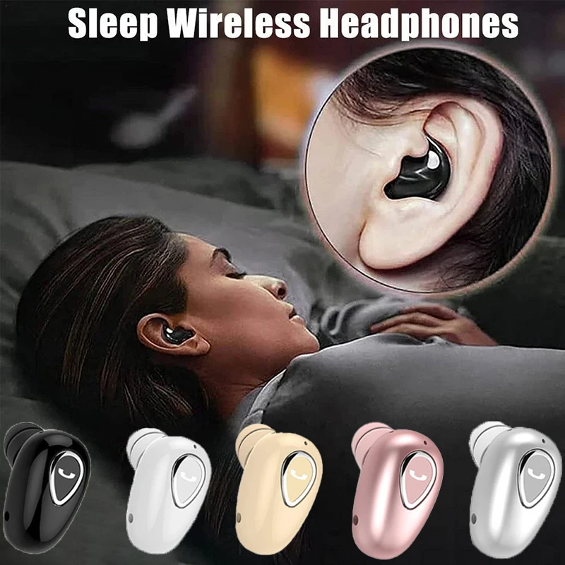 Mini Headset Wireless Invisible Earphones in Ear Bluetooth 5.0 Earphone with Mic Headset 3D Stereo Earbuds for All Smartphones
