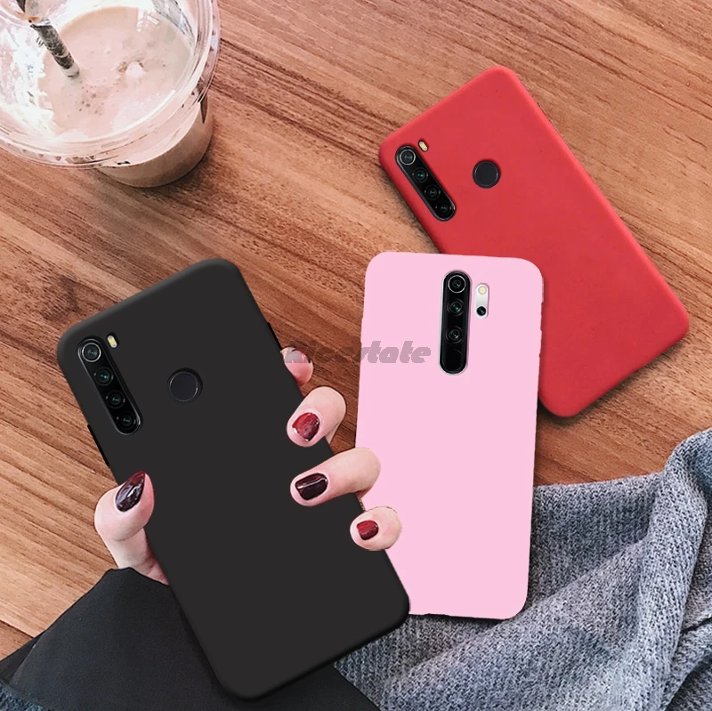 Redmi Note 8 Pro 9 9S Pro Matte silicone soft Candy color Case for Redmi 8 8A 9 9A Note 8 8T 9 9S Pro Soft Back Phone Cover Case