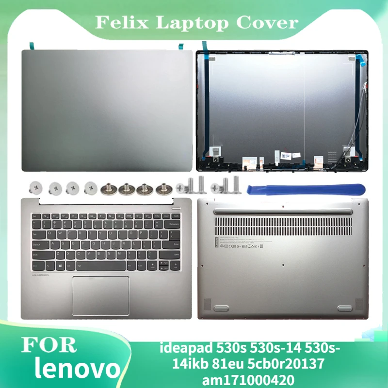 

Laptop LCD top cover for lenovo for ideapad 530s 530s-14 530s-14ikb 81eu 5cb0r20137 am171000420 back cover case new