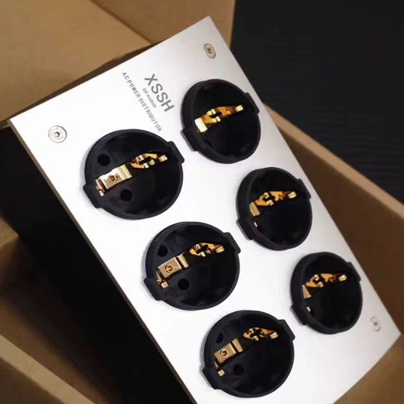 Hifi الصوت e-TP60 FI-E30 الاتحاد الأوروبي Shuko اليورو التيار المتناوب موزع الطاقة 125 فولت-250 فولت 50/60 هرتز 16A 16amp IEC مدخل مقبس توصيل كهربائي المخرج
