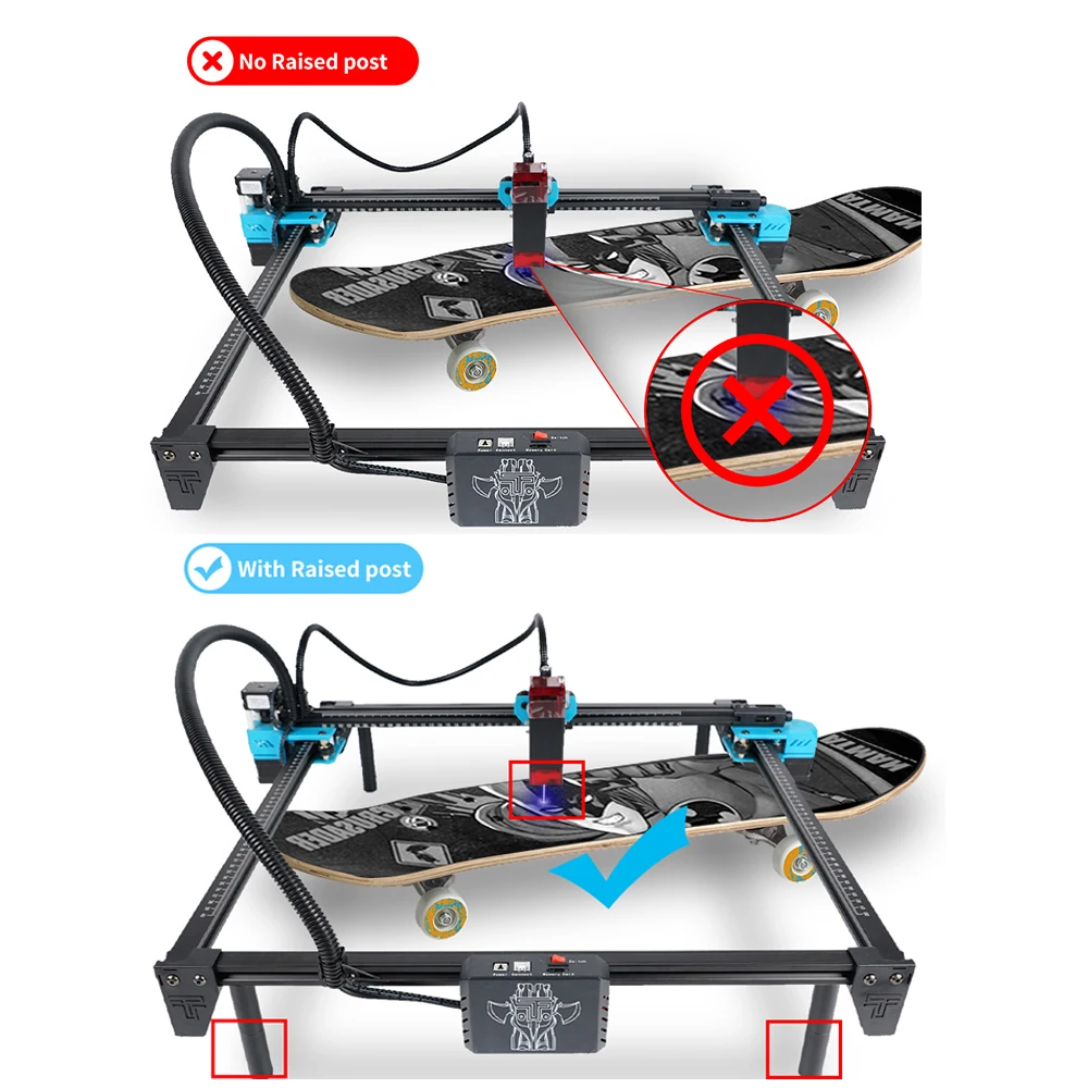 Twotrees-kit de columna de elevación de 150MM para máquina TTS, expansión de pierna, Compatible con máquina 95%