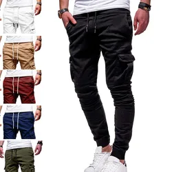 Pantalones deportivos informales para hombre, pantalón de chándal estilo Hip Hop, Harem, talla S-3XL