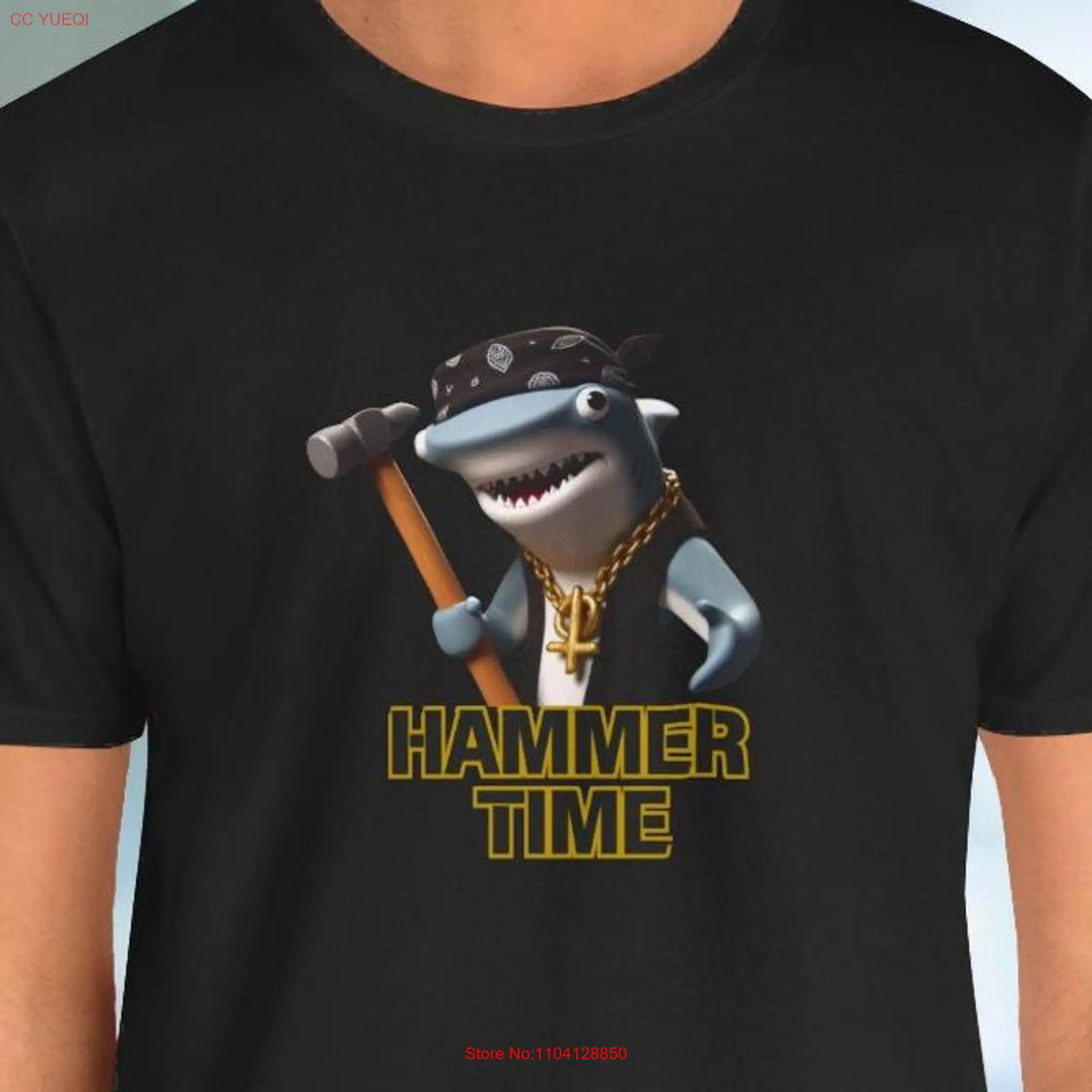 Hammer Time T Shirt Hammerhead Shark fans Funny Parody 90's style music lovers tee Great gift for him her mom dad Rap Videos