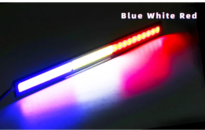 10PCS 17CM LED DRL Wasserdichte Fahren Tagfahrlicht Streifen 12V COB LED Auto Aluminium Streifen Lichter – Detail 7