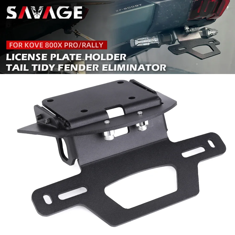 For KOVE 800X Tail Tidy License Plate Holder 800 X Pro Rally Super Adventure Fender Eliminator Bracket Fit Colove KY800X ADV