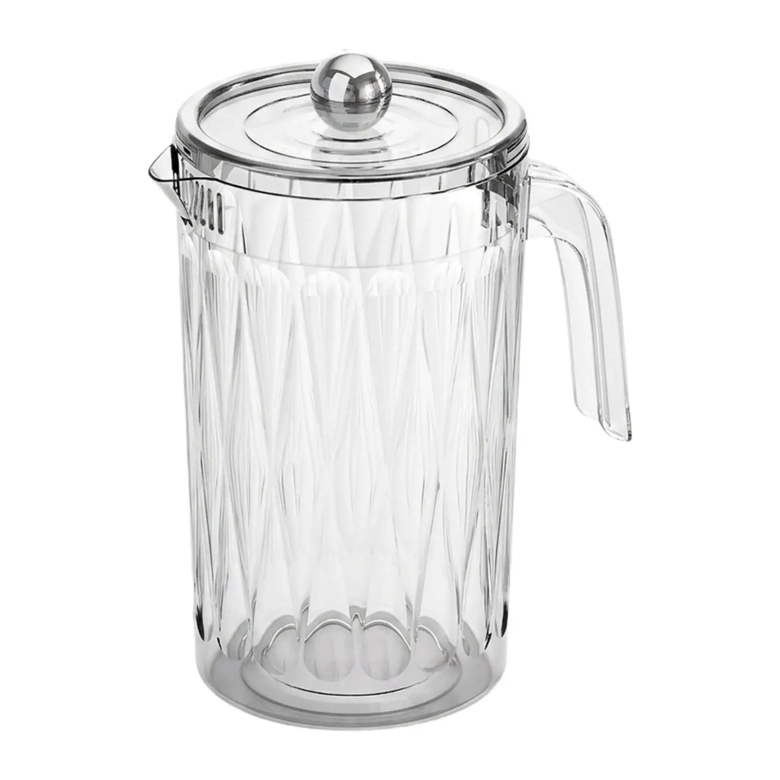 Water Pitcher Water Jug 2000ml Heat Resistant Clear Cold Hot Kettle with Lid for Juice Picnics Household Cold or Hot Lemonade