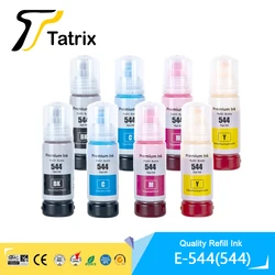 Tatrix 544 T544 Premium Color Compatible Bottle Water Based Refill Tinta Ink for Epson EcoTank L3210 L3110 L3150 L3250 Printer