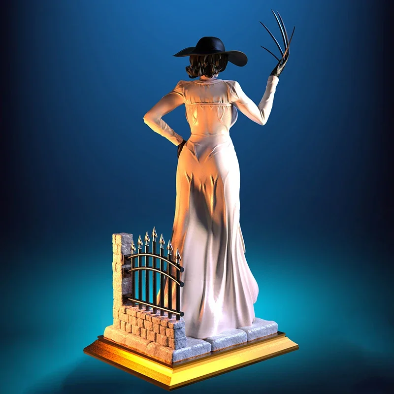 1/24 1/18 Resin Model Kits Lady Vampire Figurine Unpainted No Color 885