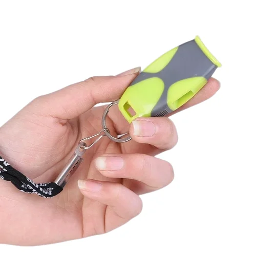 Silbato de plástico sin semillas, silbato deportivo de alta calidad, para árbitro de fútbol y baloncesto