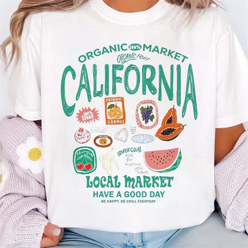 Women'S Fashion Market Size - Cute California Organic Market Pattern Casual