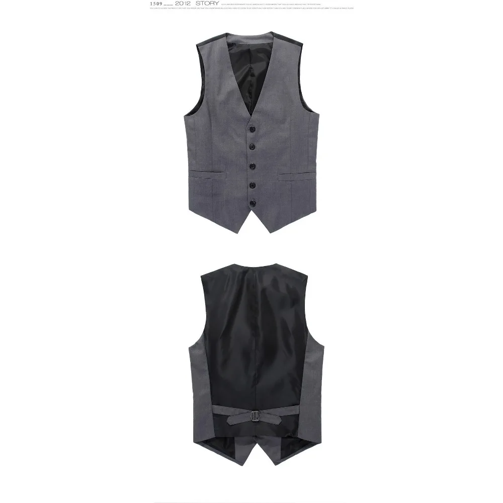 Men\'s Large Size Korean Version Slim-fit Suit Waistcoat Men\'s Wedding Business Vest British Casual Clip Fashion Men