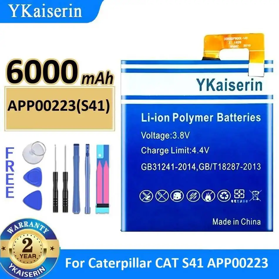 For Caterpillar Cat S41 APP00223 Long Lasting High-Capacity Mobile Phone Battery APP00223 S41 6000mAh