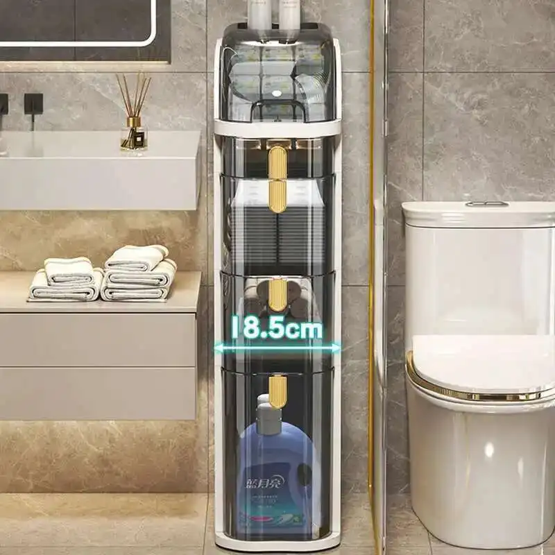 Kitchen Floor Bathroom Cabinet Organizer Slim Storage Luxury Bedroom Perfume Cupboard Vanity Shelves Vestidores Home Furniture