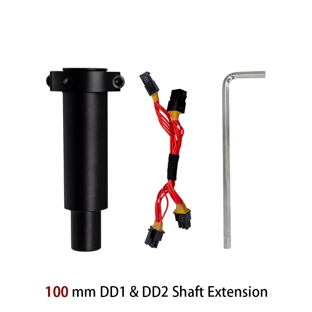 Simube DD1 / DD2 Shaft Extension for Fanatec Base (DD1 / DD2) Aluminum Alloy Material CNC Machining & Anodizing Coloring