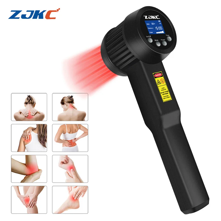 Powerful 3W/3000mW Cold Laser Therapy for Back Pain Shoulder Neck Arthritis Low Level Laser Treatment LLLT Device 650nm 808nm