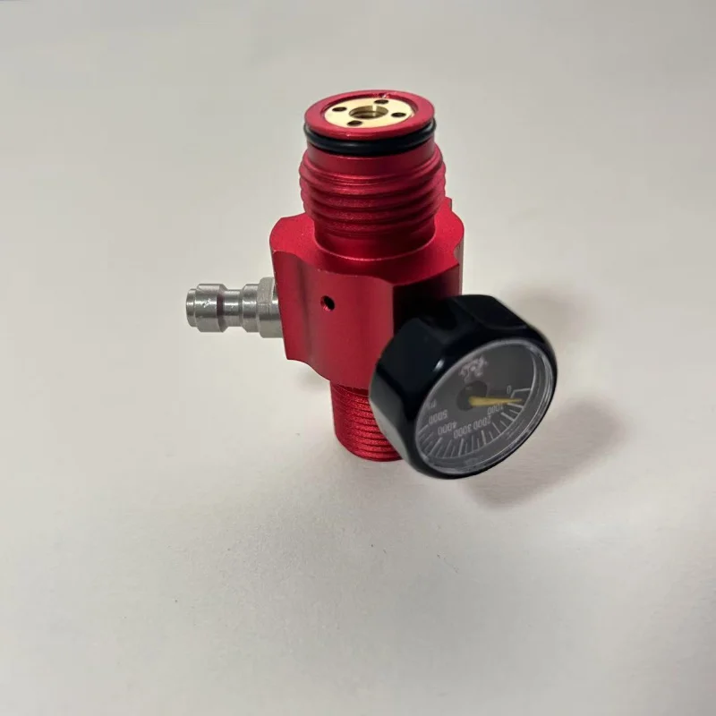 Mini Regulator Compressor HPA, Gas Cylinder, Refill, Charging Adapter for Diving G1/2-14 Outlet, 0-4000Psi