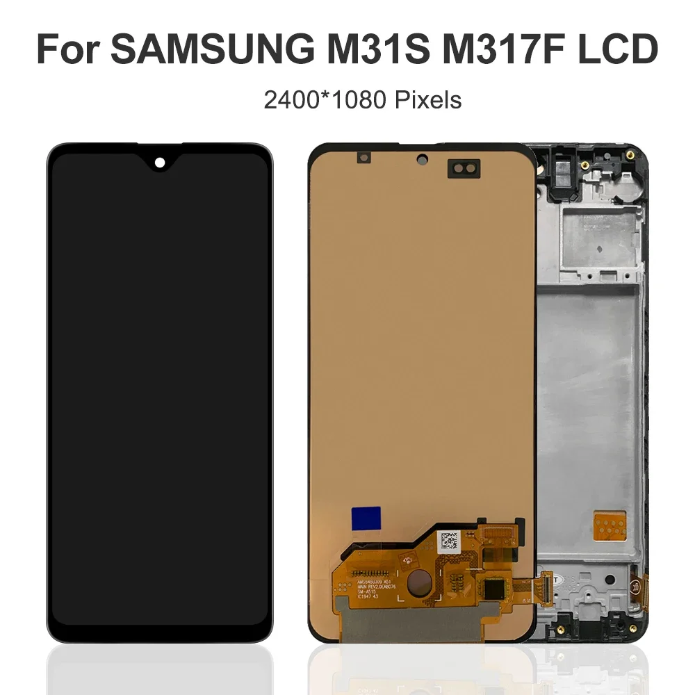 M31S 6.5\'\'For Samsung For AMOLED M317 M317F M317F/DS LCD Display Touch Screen Digitizer Assembly Replacement