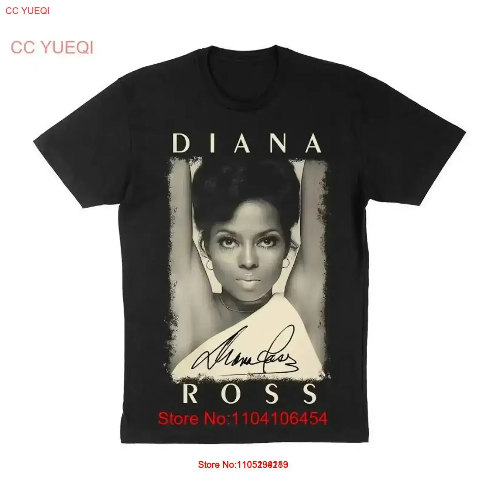 Diana Ross Music T Shirt gift graphic christmas vintage Washed Versatile designer clothes homme Top For Everyday Wear vintage
