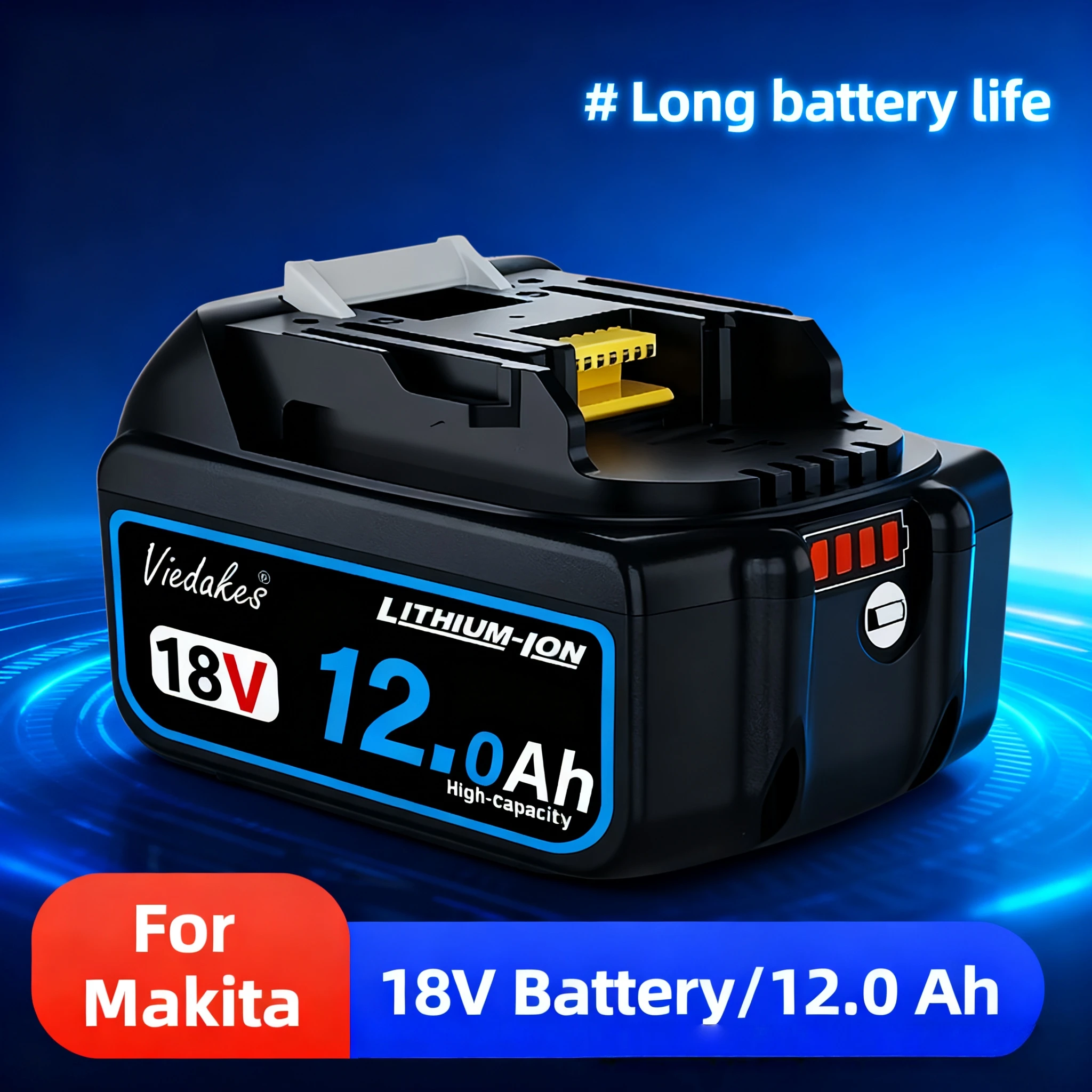 

Original for Makita 6Ah/5Ah/3Ah for Makita 18V Battery BL1840 BL1830B BL1850B BL1850 BL1860 BL1815 Replacement Lithium Battery