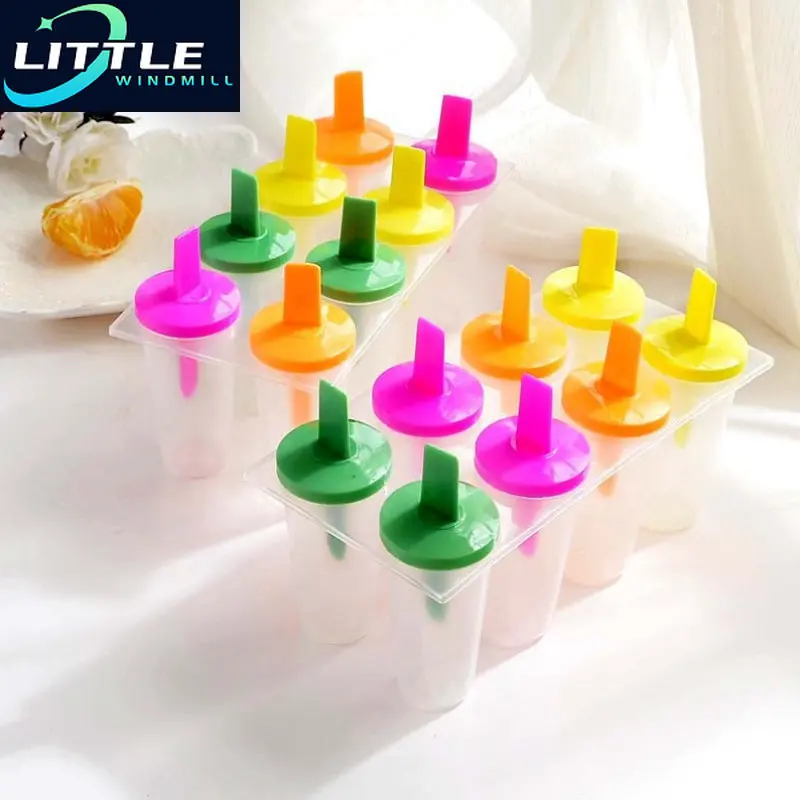 Popsicle Maker Reusable Ice Lolly Mold Easily Release Anti-deformed  Practical 8 Cavity Design Ice-lolly