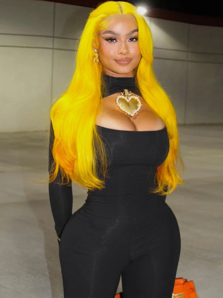 Weiyao-macacão sexy para mulheres, roupas elegantes para dar forma ao corpo, manga longa, com pescoço meio oco, macacões com luvas, Y2K