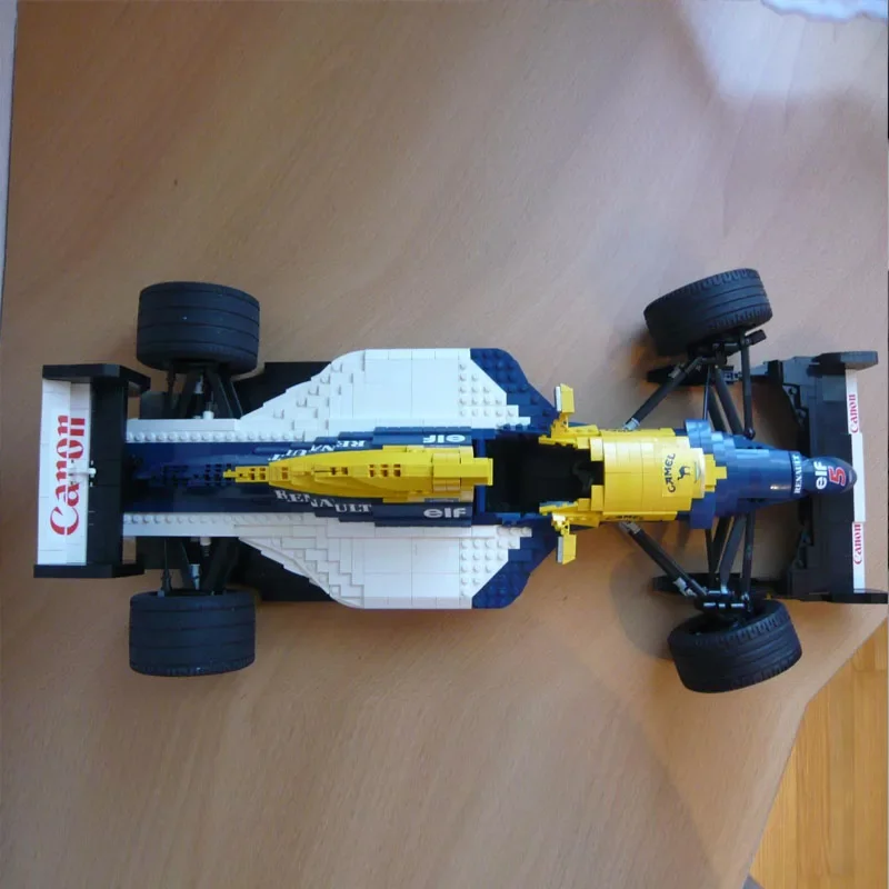 MOC-1236F1 Formula Car FW14B - Scale 1:8 Building Block Model 1848 Parts MOC Creative Kids Boy Birthday Building Blocks Toy Gift